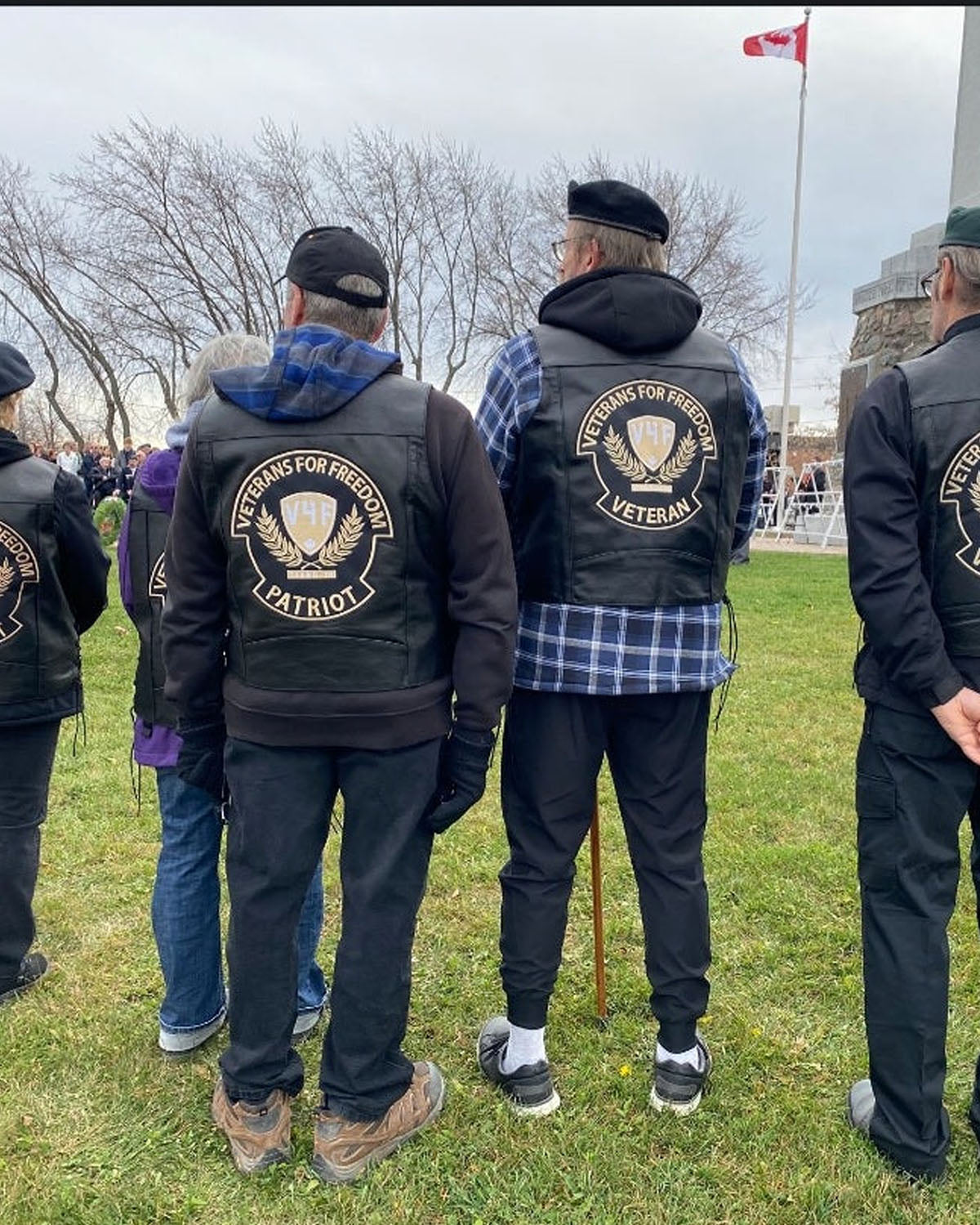 V4F Motorcycle Back Patch **VETERAN ONLY PURCHASE** Large (12")