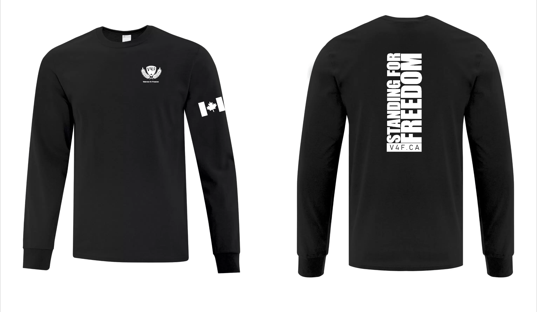 V4F Long-Sleeve Shirt "Standing for Freedom"