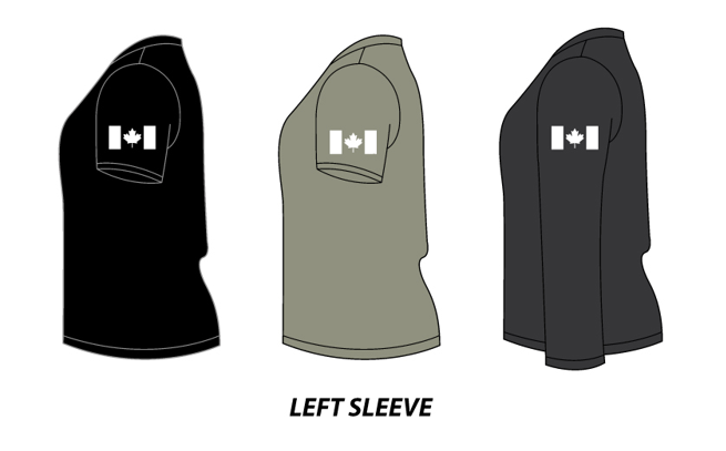 V4F T-Shirt Heather Military Green "Standing for Freedom"