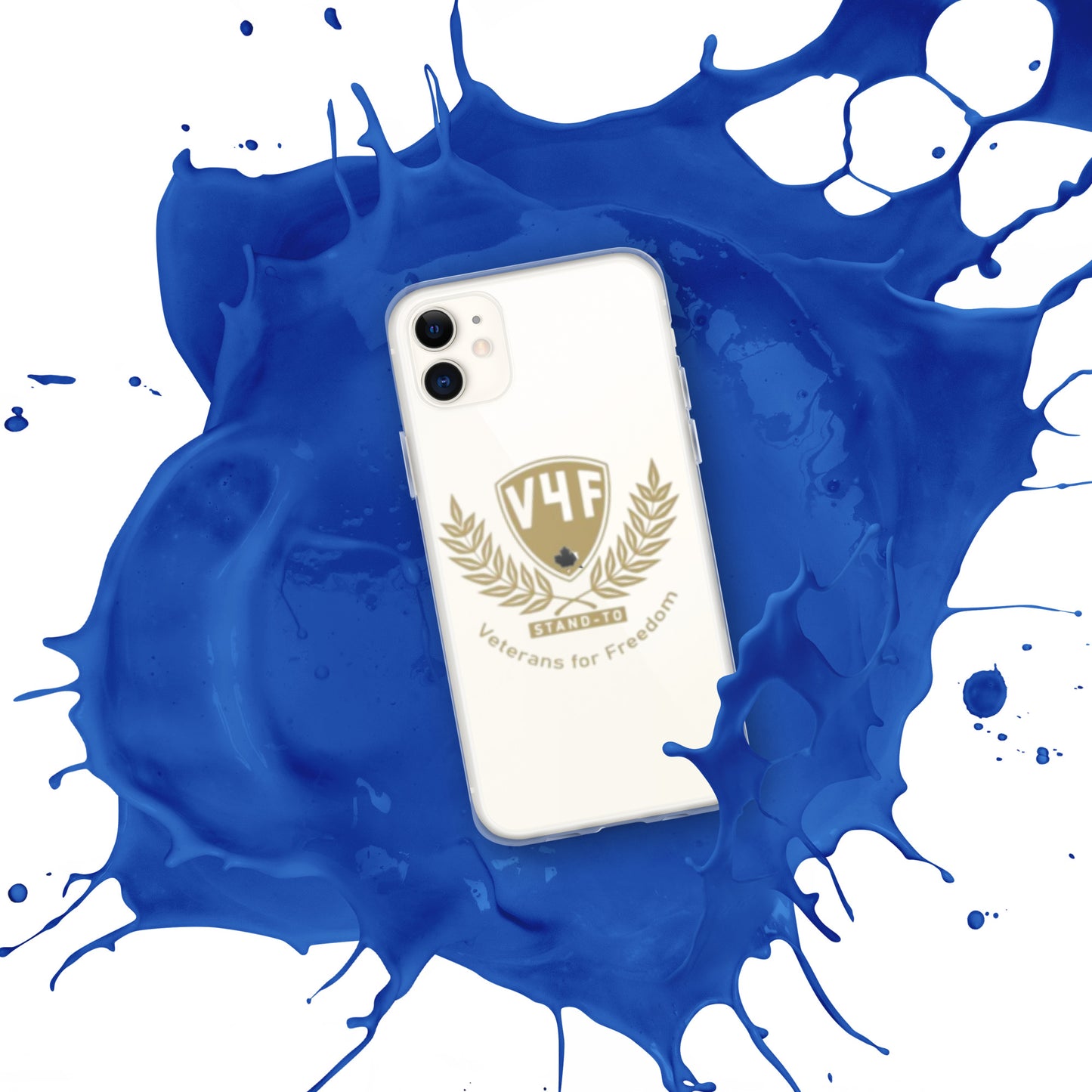 V4F Branded Clear Case for iPhone®