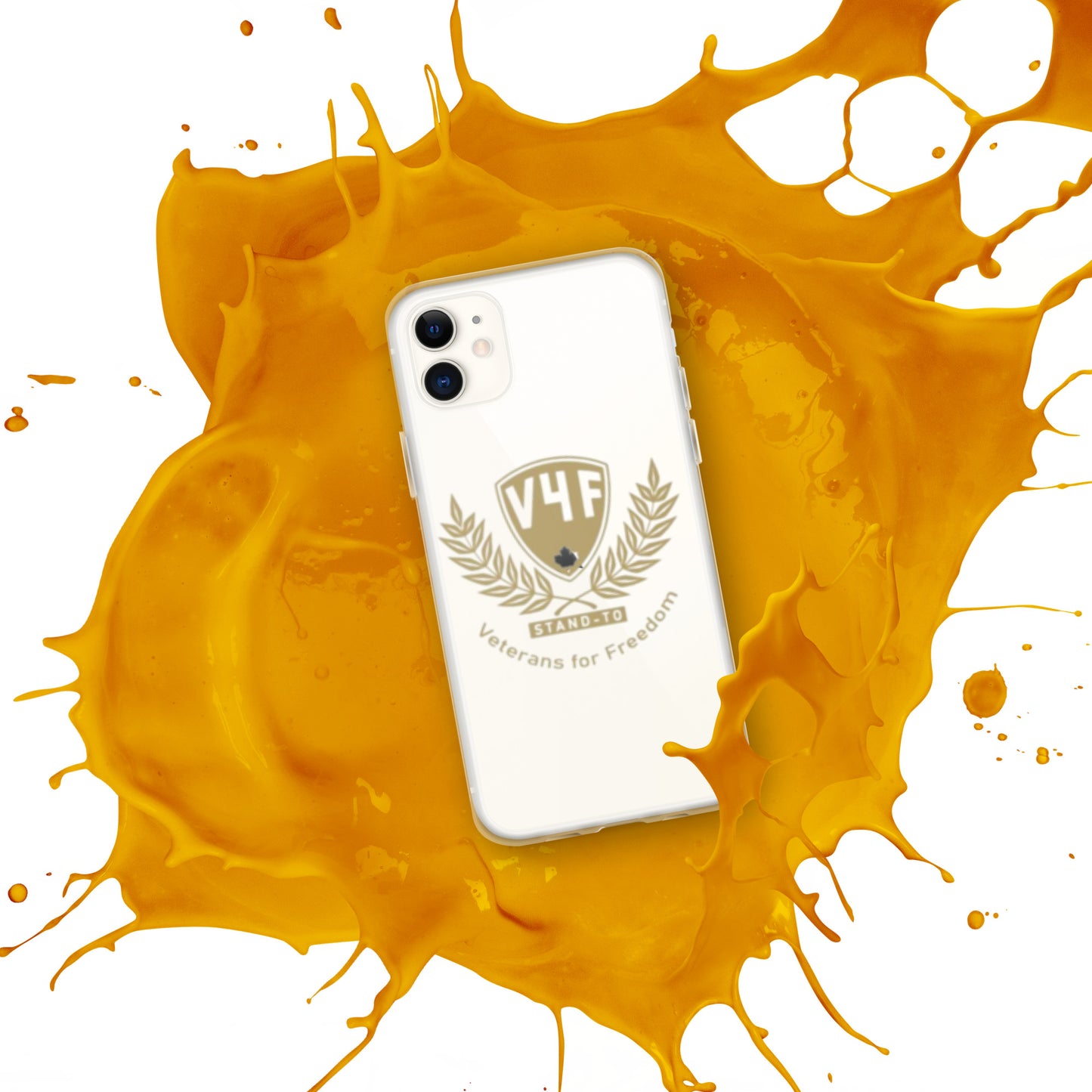 V4F Branded Clear Case for iPhone®
