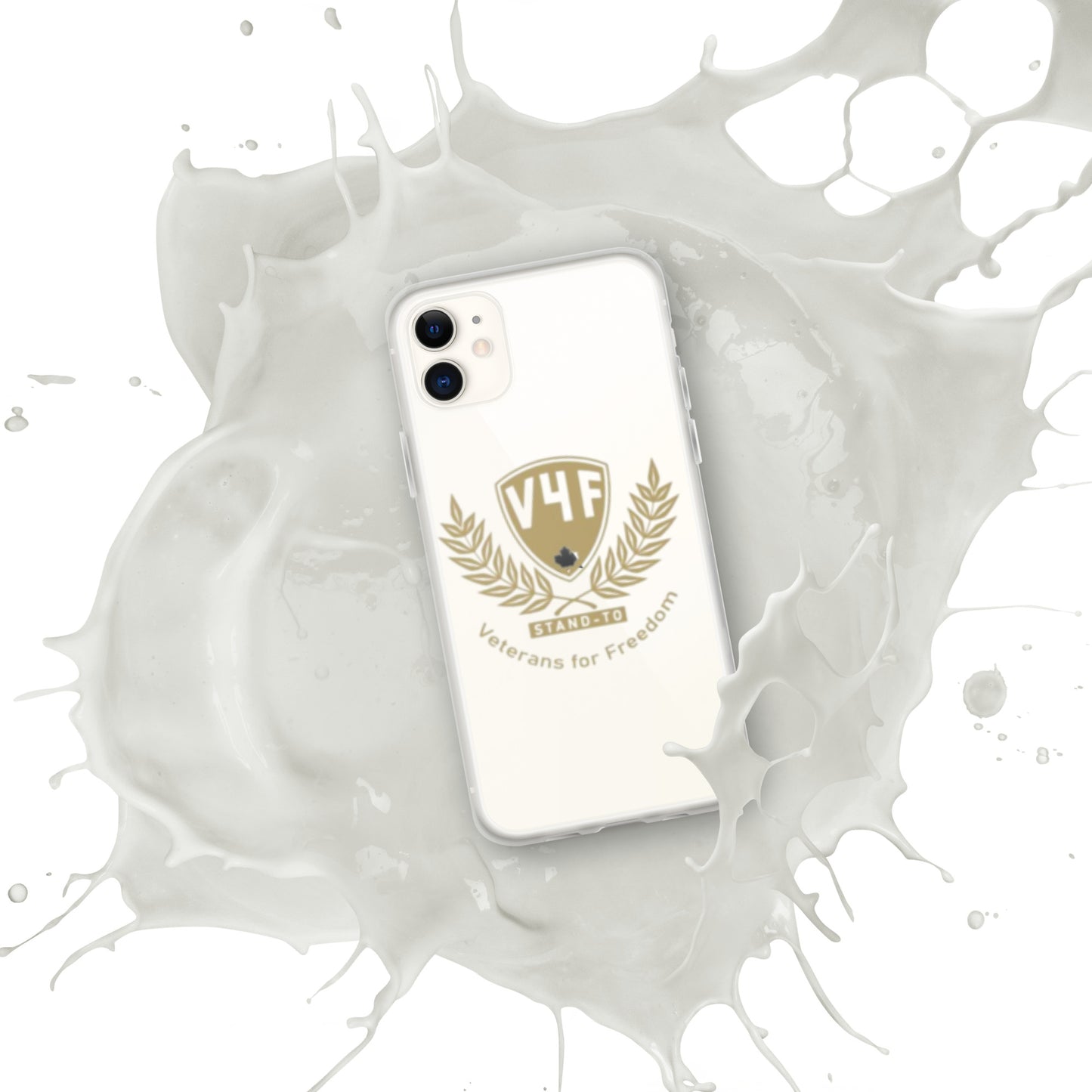 V4F Branded Clear Case for iPhone®