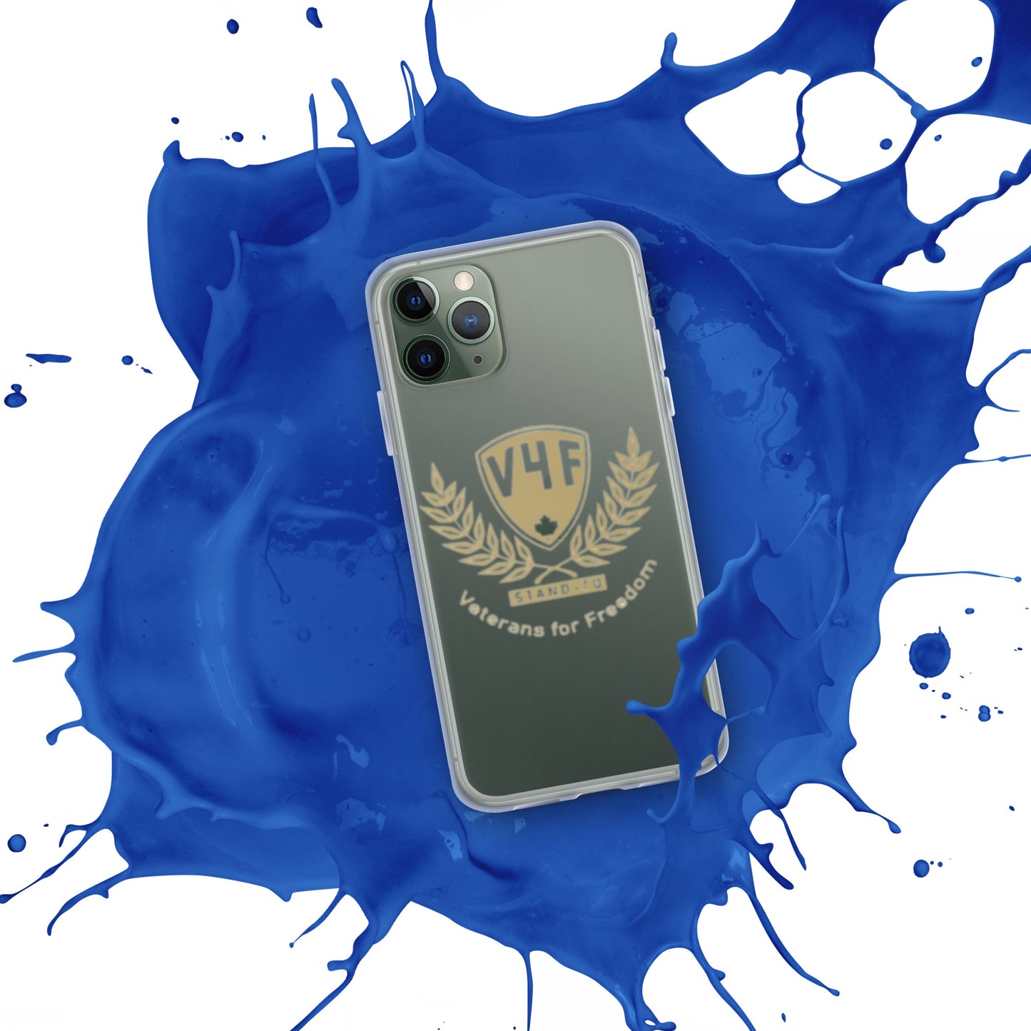 V4F Branded Clear Case for iPhone®