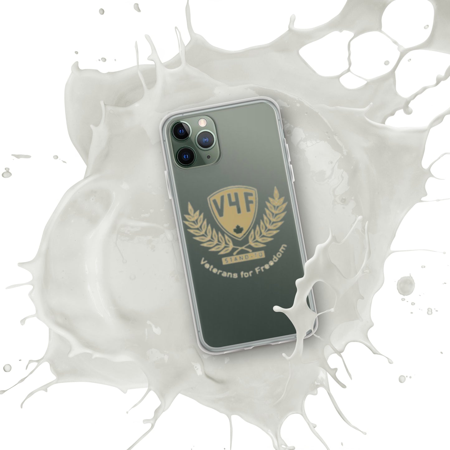 V4F Branded Clear Case for iPhone®