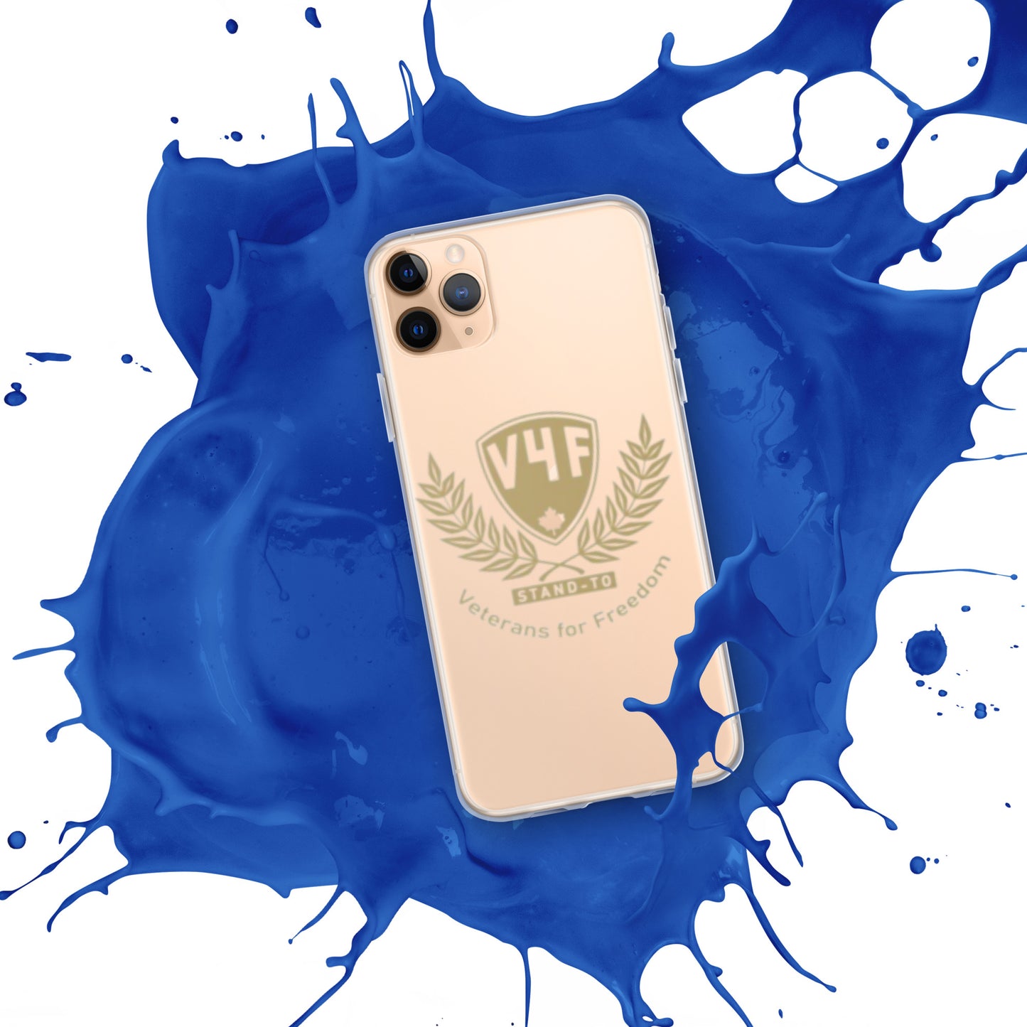V4F Branded Clear Case for iPhone®