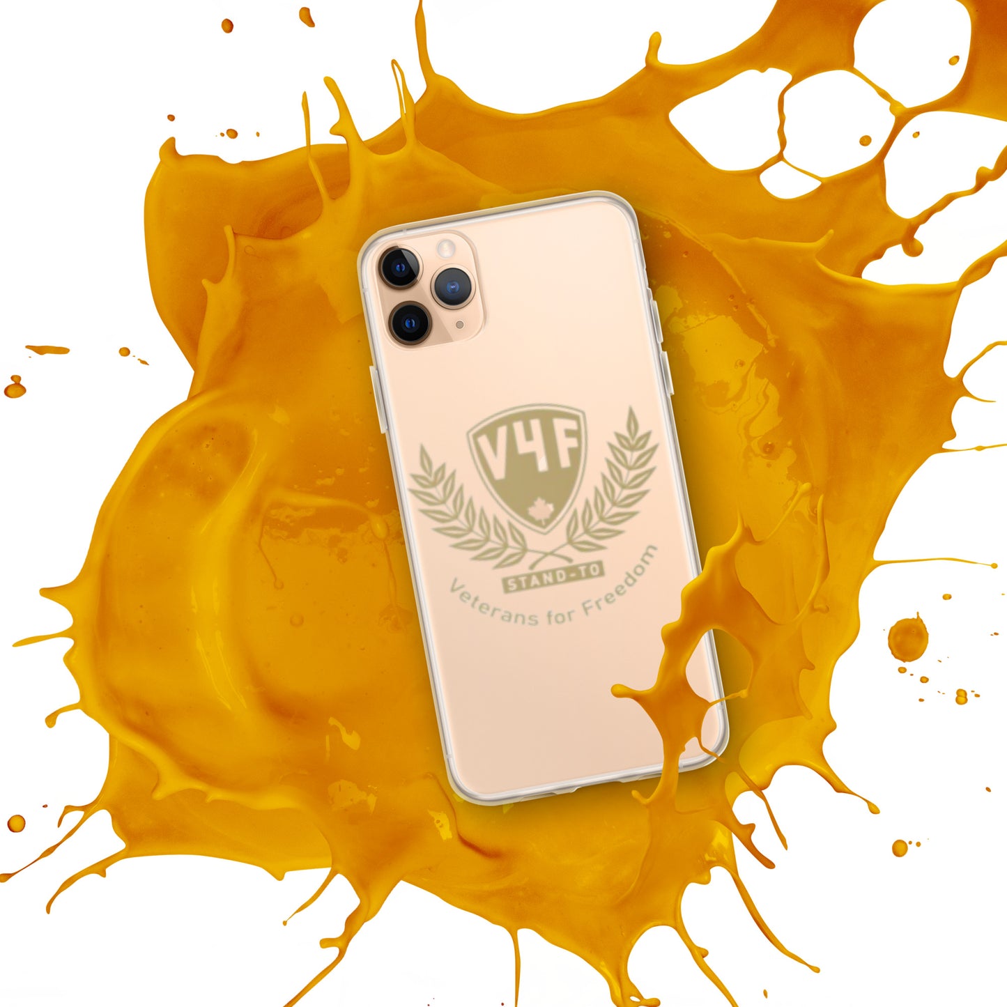 V4F Branded Clear Case for iPhone®