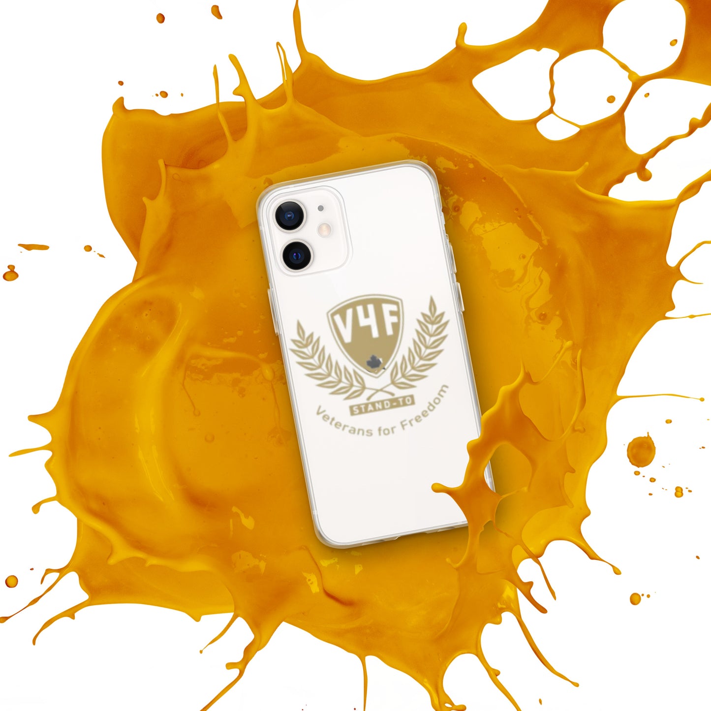 V4F Branded Clear Case for iPhone®