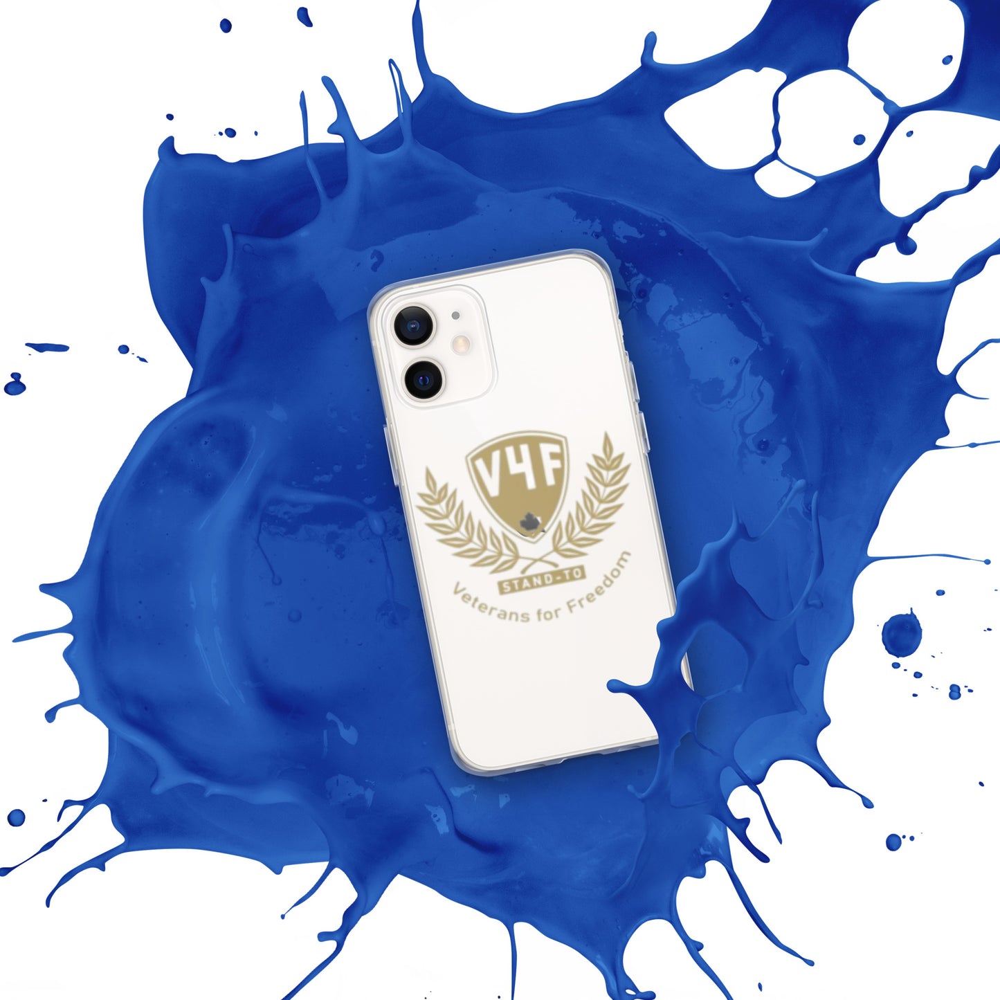 V4F Branded Clear Case for iPhone®