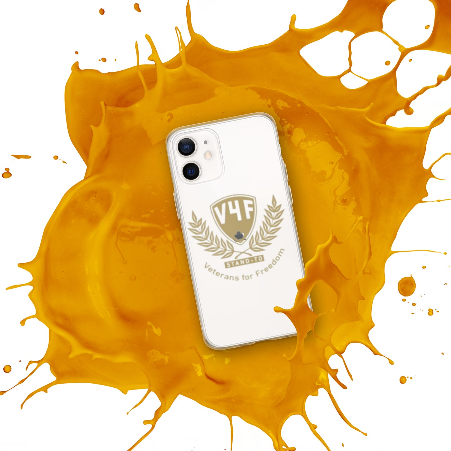 V4F Branded Clear Case for iPhone®