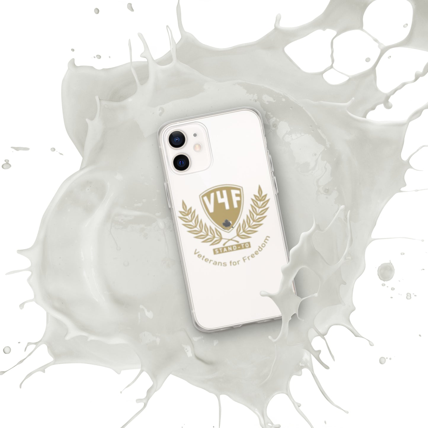 V4F Branded Clear Case for iPhone®