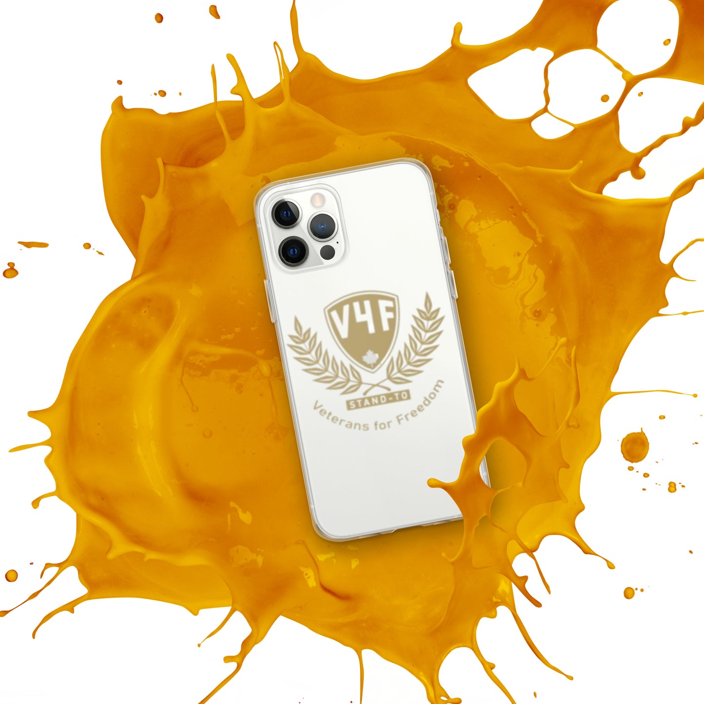 V4F Branded Clear Case for iPhone®