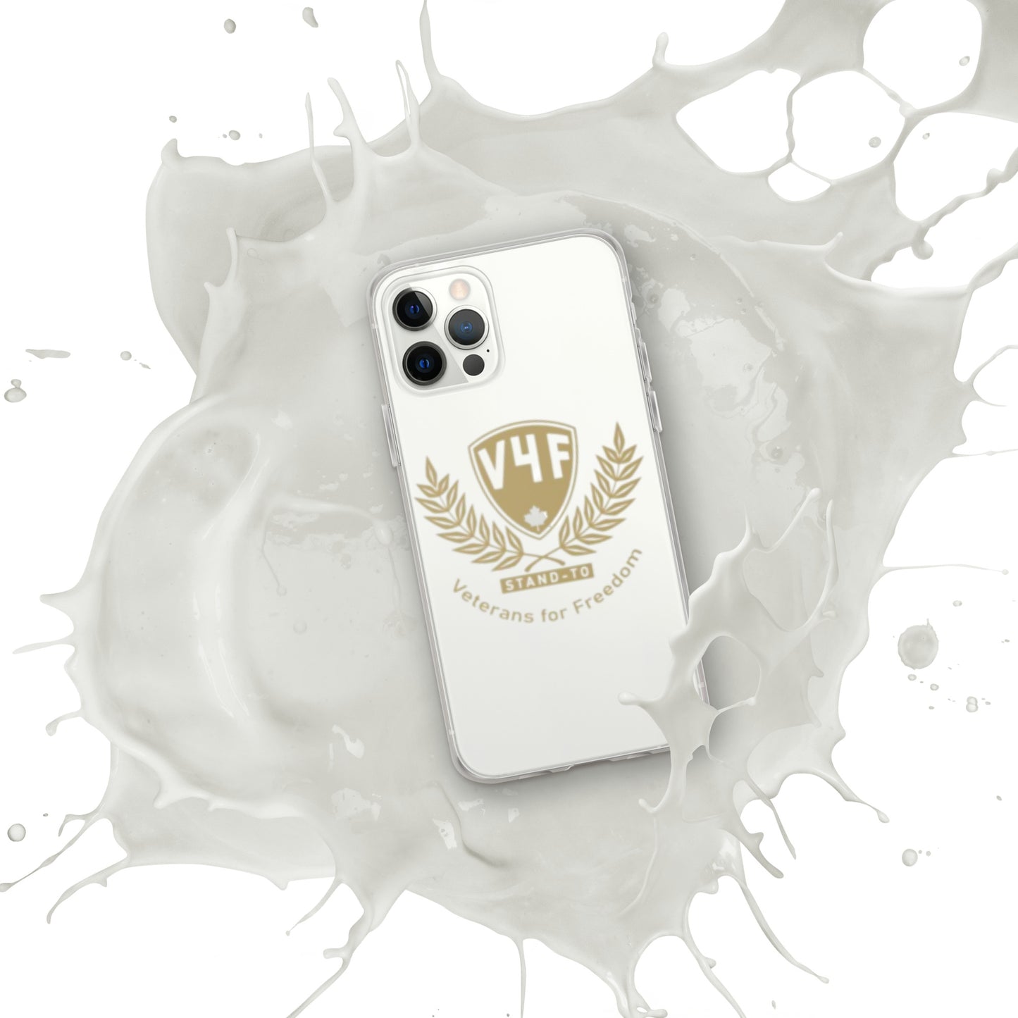 V4F Branded Clear Case for iPhone®