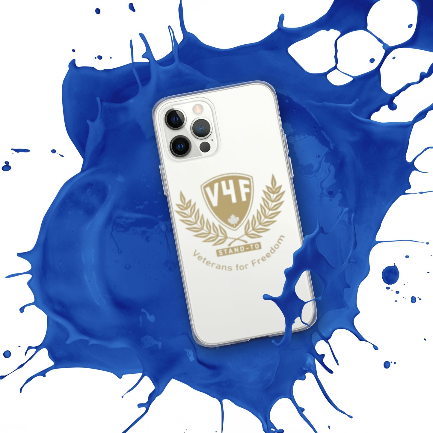 V4F Branded Clear Case for iPhone®