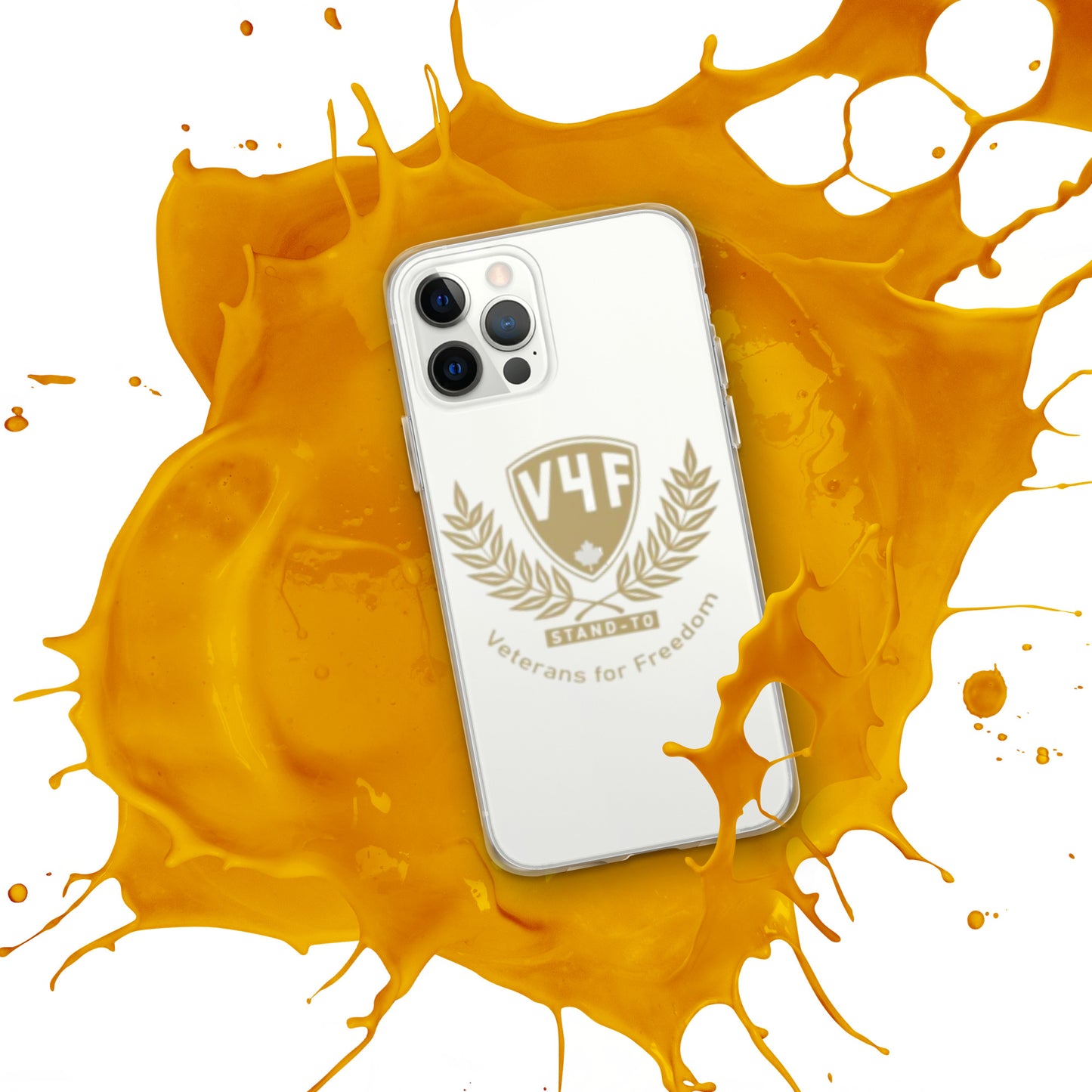 V4F Branded Clear Case for iPhone®