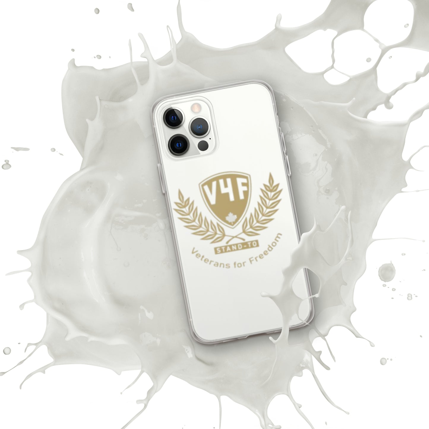 V4F Branded Clear Case for iPhone®