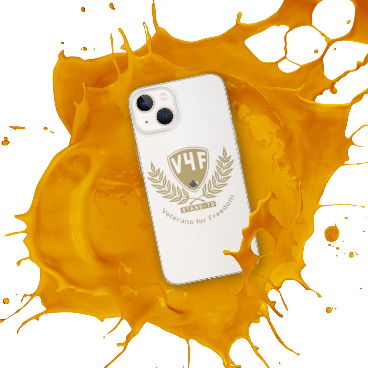 V4F Branded Clear Case for iPhone®