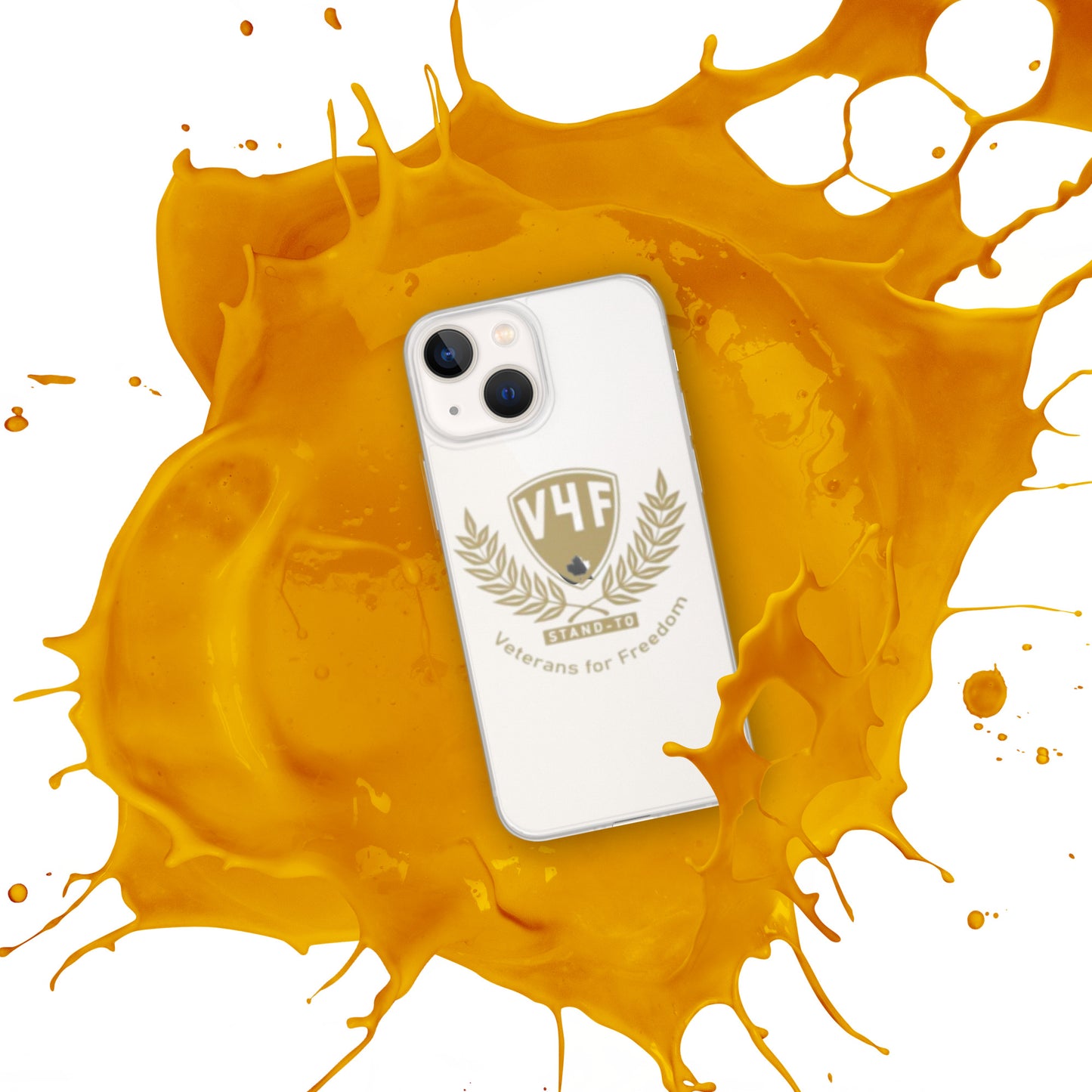 V4F Branded Clear Case for iPhone®