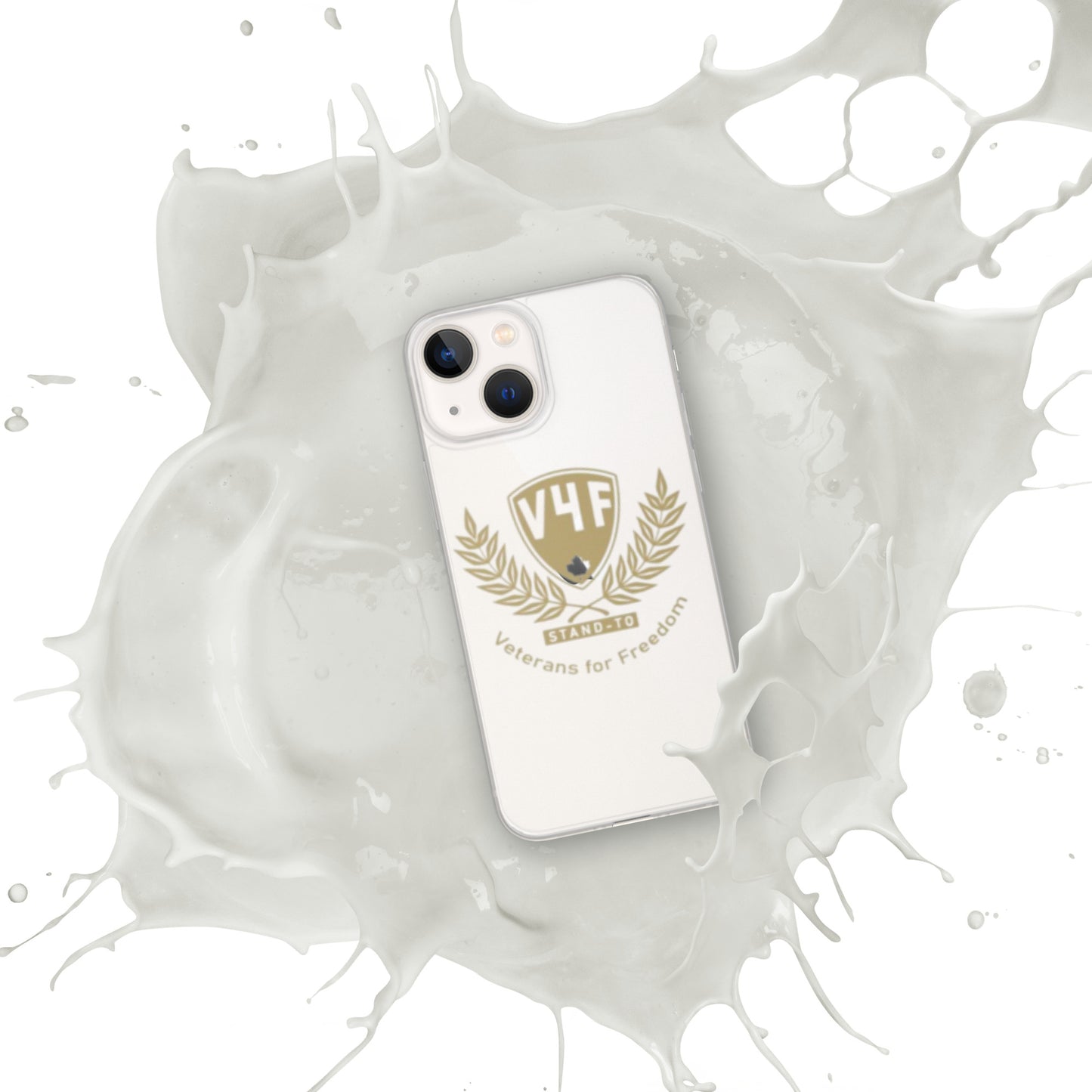 V4F Branded Clear Case for iPhone®