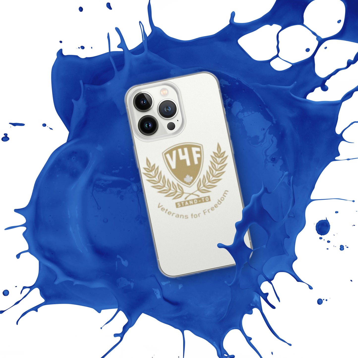 V4F Branded Clear Case for iPhone®