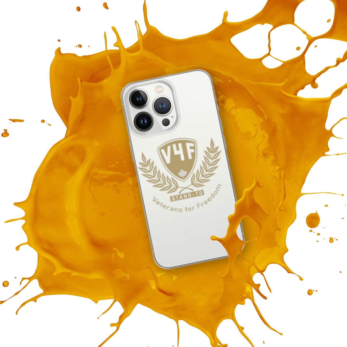 V4F Branded Clear Case for iPhone®