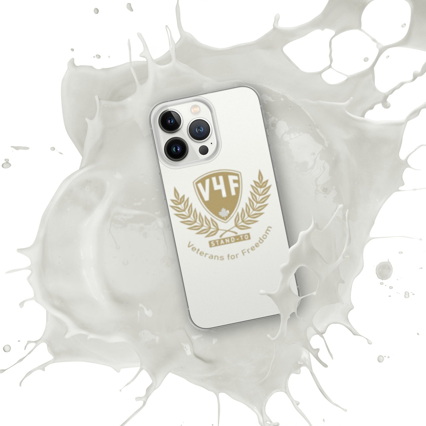 V4F Branded Clear Case for iPhone®