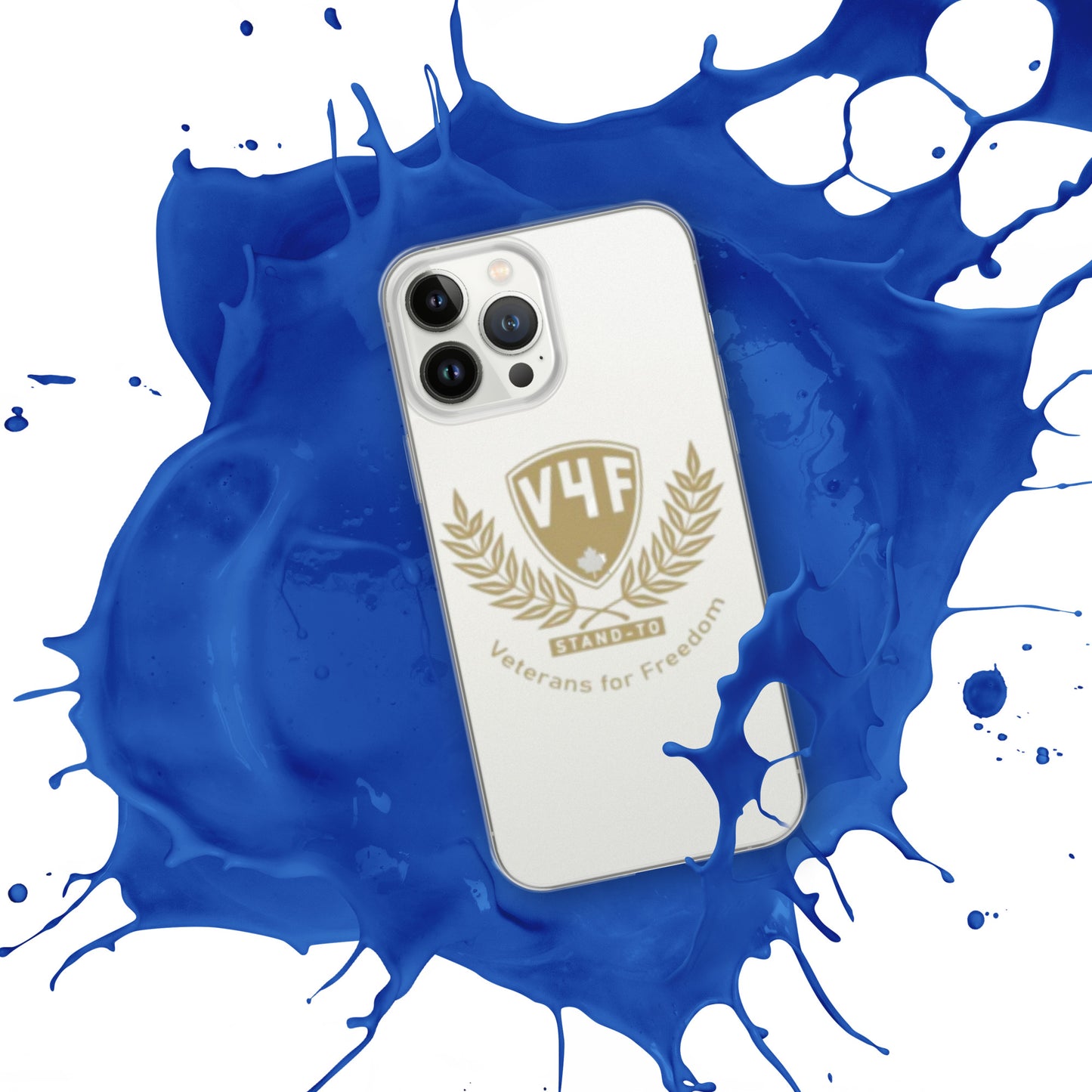 V4F Branded Clear Case for iPhone®