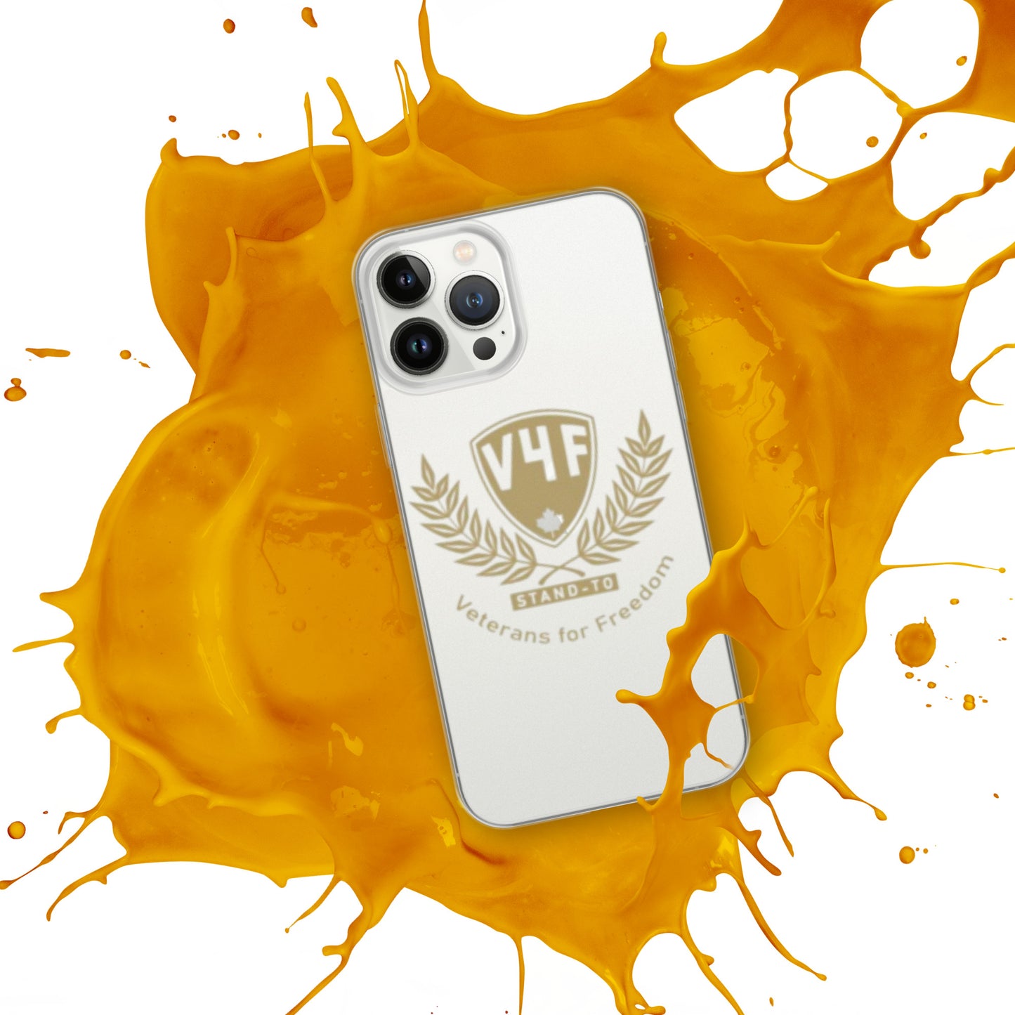 V4F Branded Clear Case for iPhone®