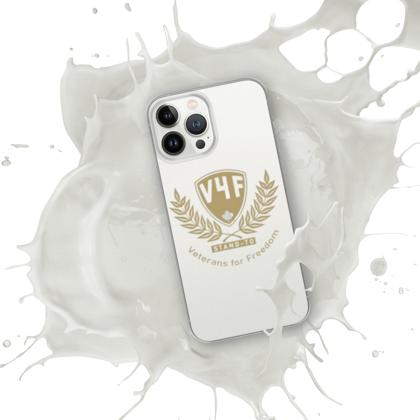 V4F Branded Clear Case for iPhone®
