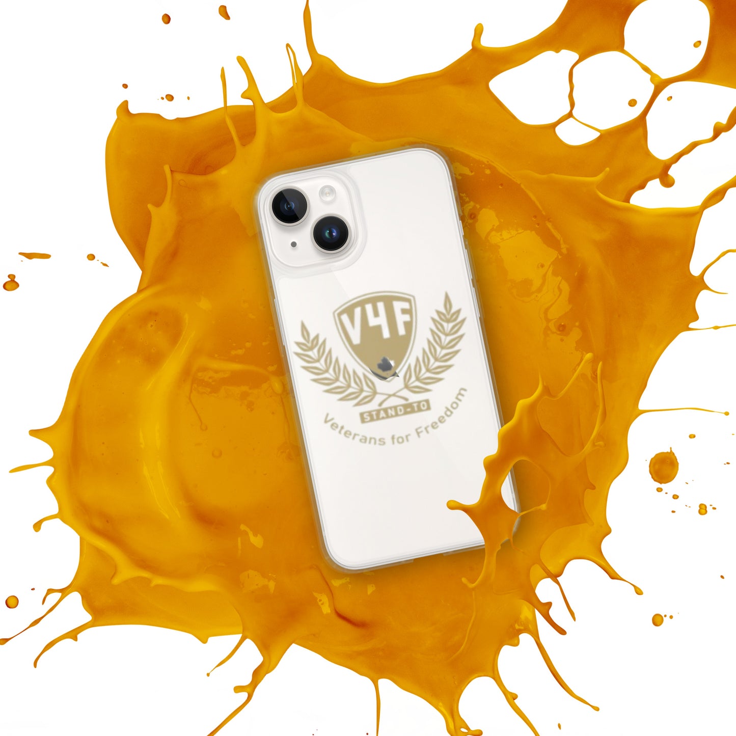 V4F Branded Clear Case for iPhone®