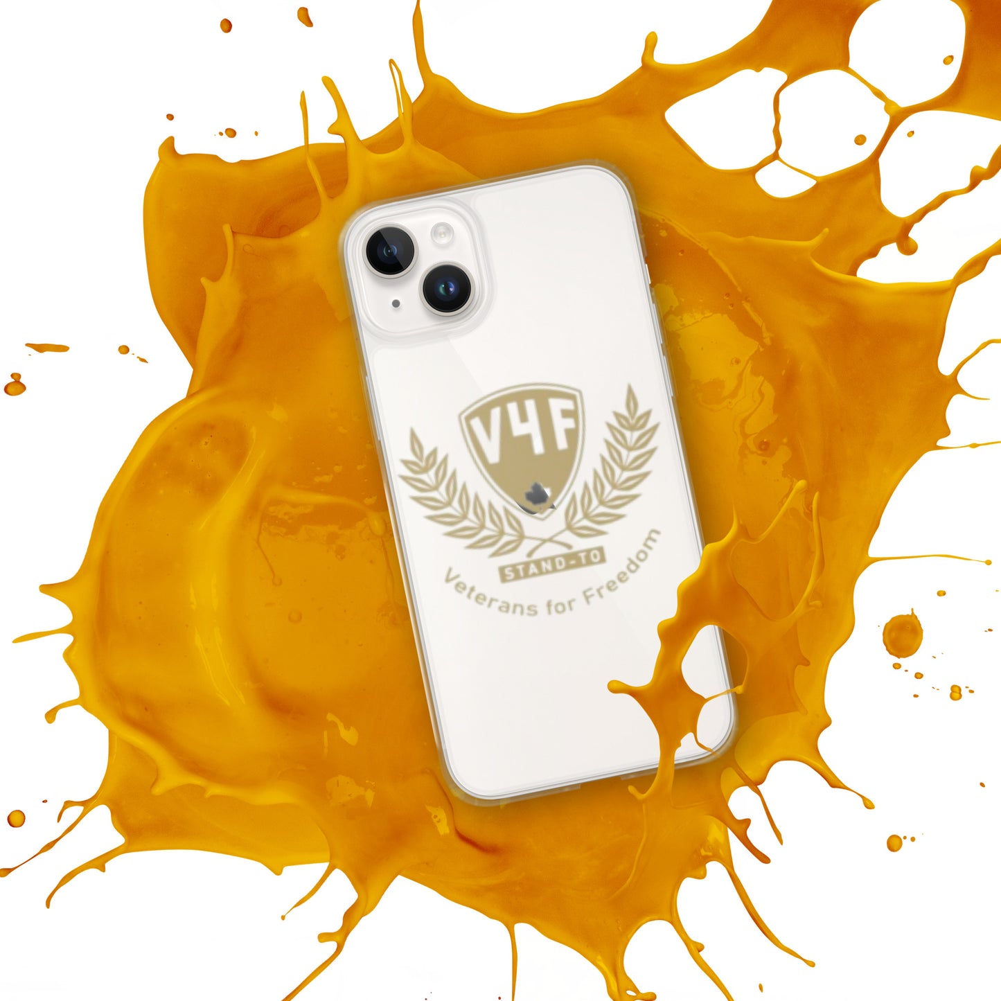 V4F Branded Clear Case for iPhone®
