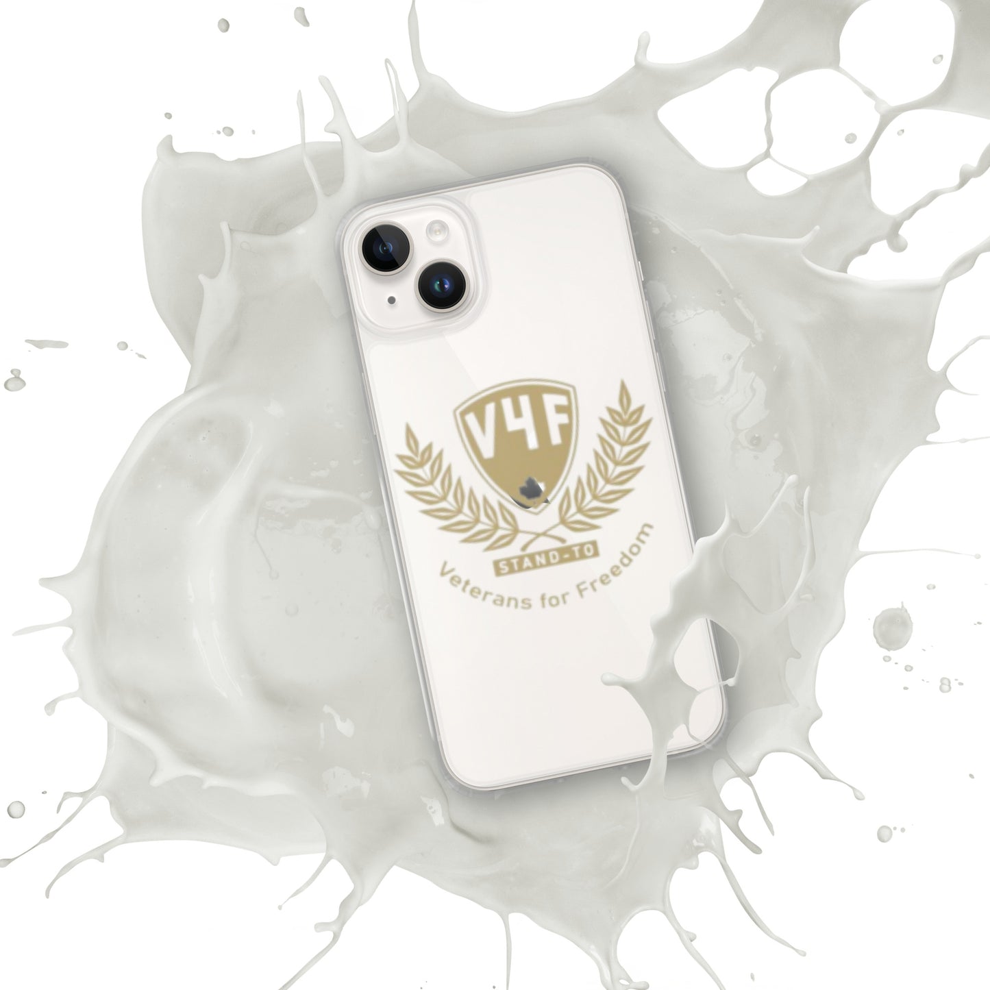 V4F Branded Clear Case for iPhone®