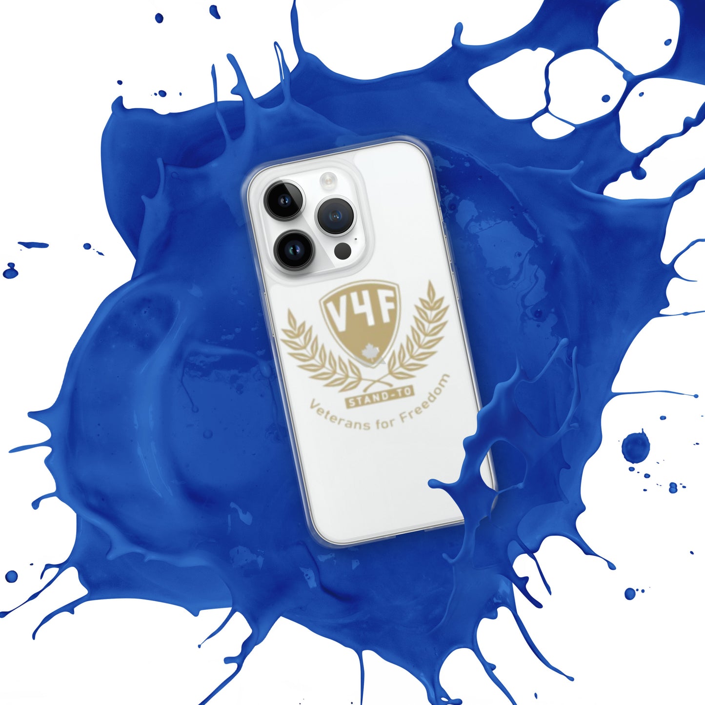 V4F Branded Clear Case for iPhone®