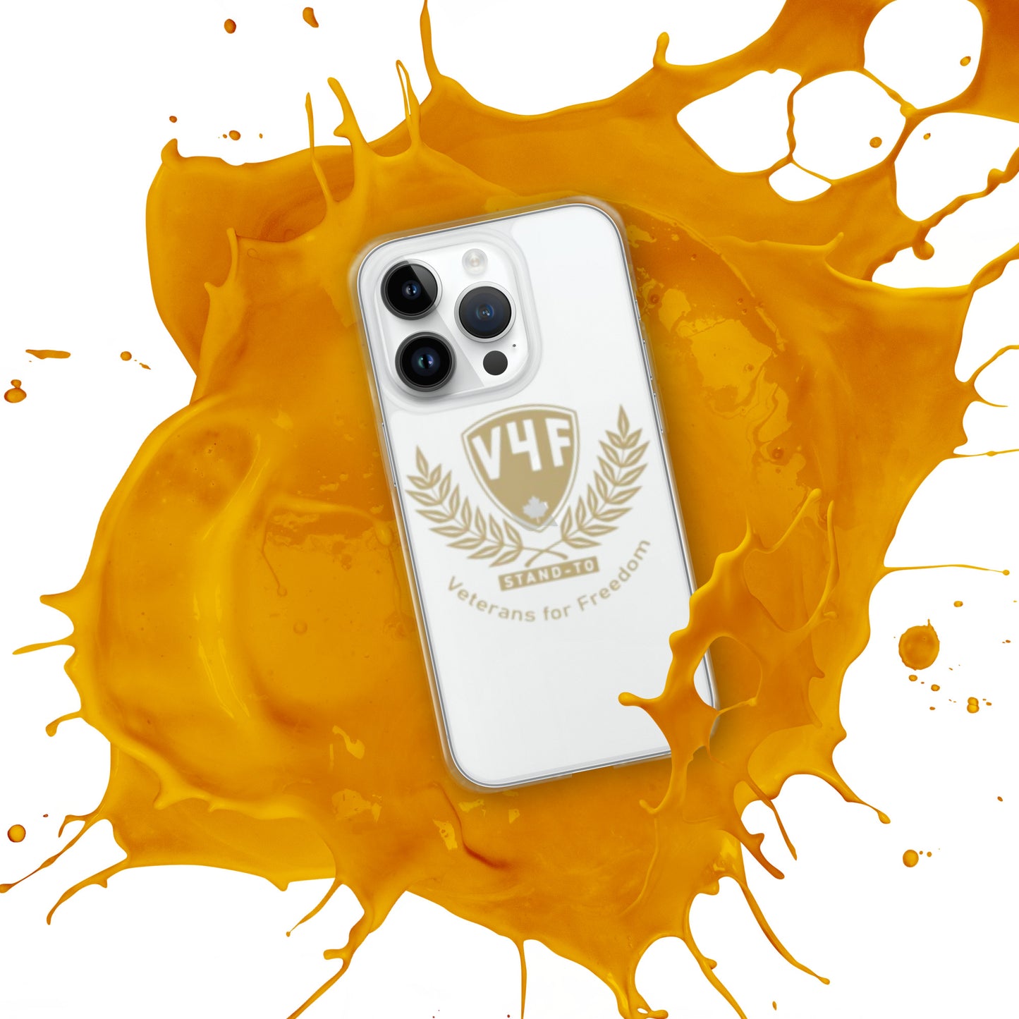 V4F Branded Clear Case for iPhone®