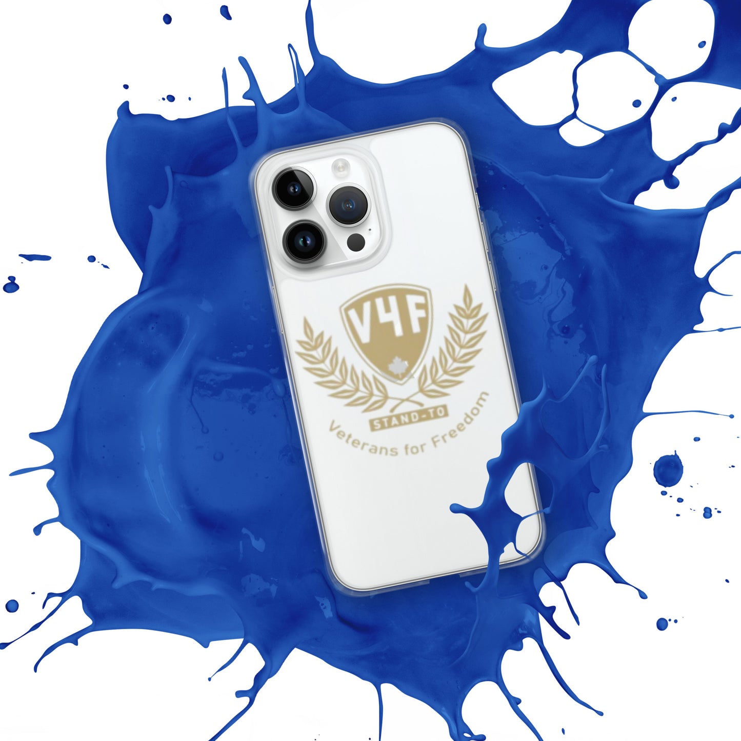 V4F Branded Clear Case for iPhone®