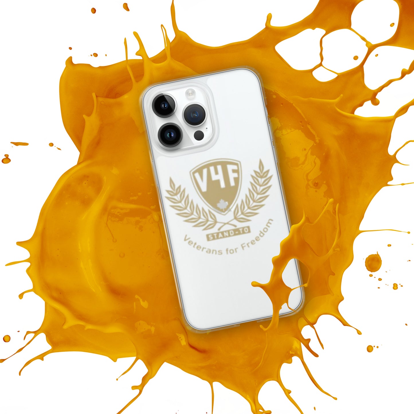 V4F Branded Clear Case for iPhone®