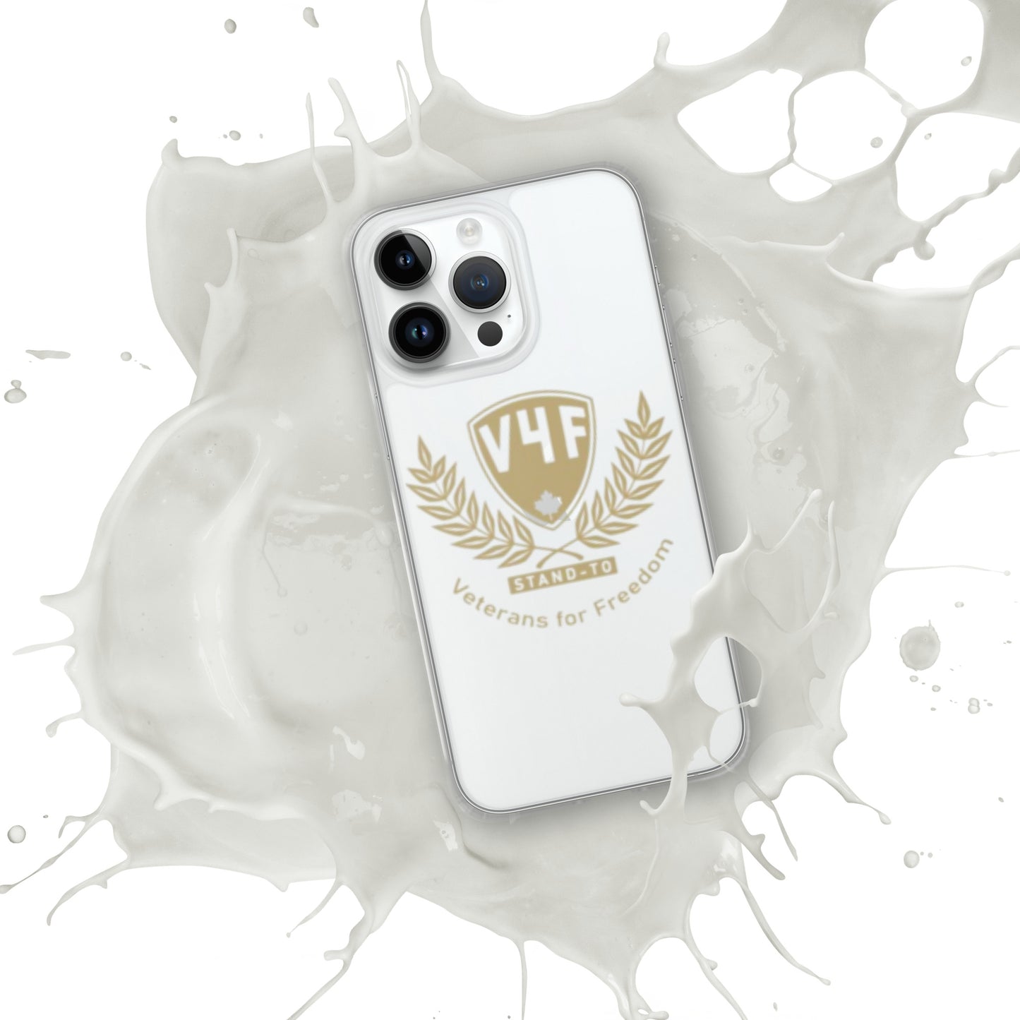 V4F Branded Clear Case for iPhone®