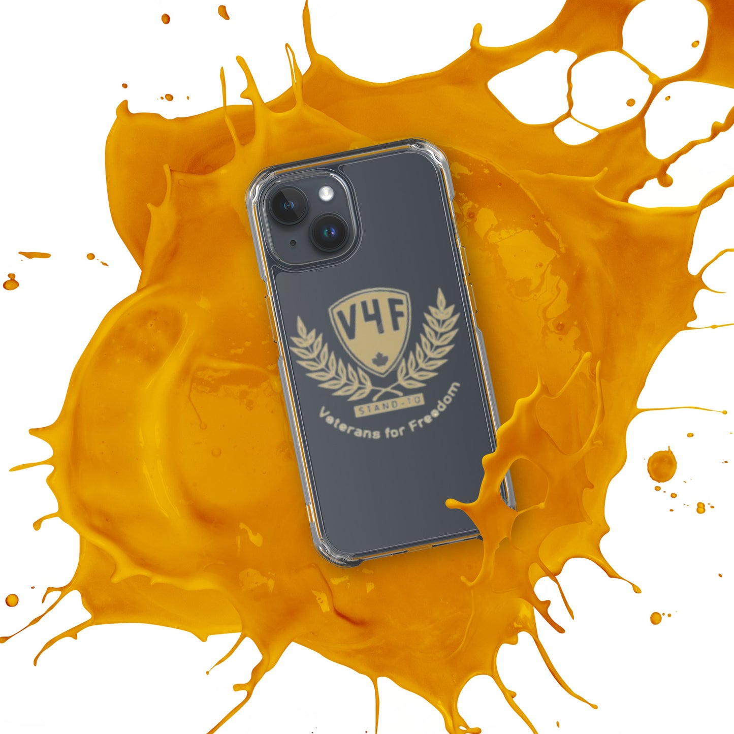 V4F Branded Clear Case for iPhone®