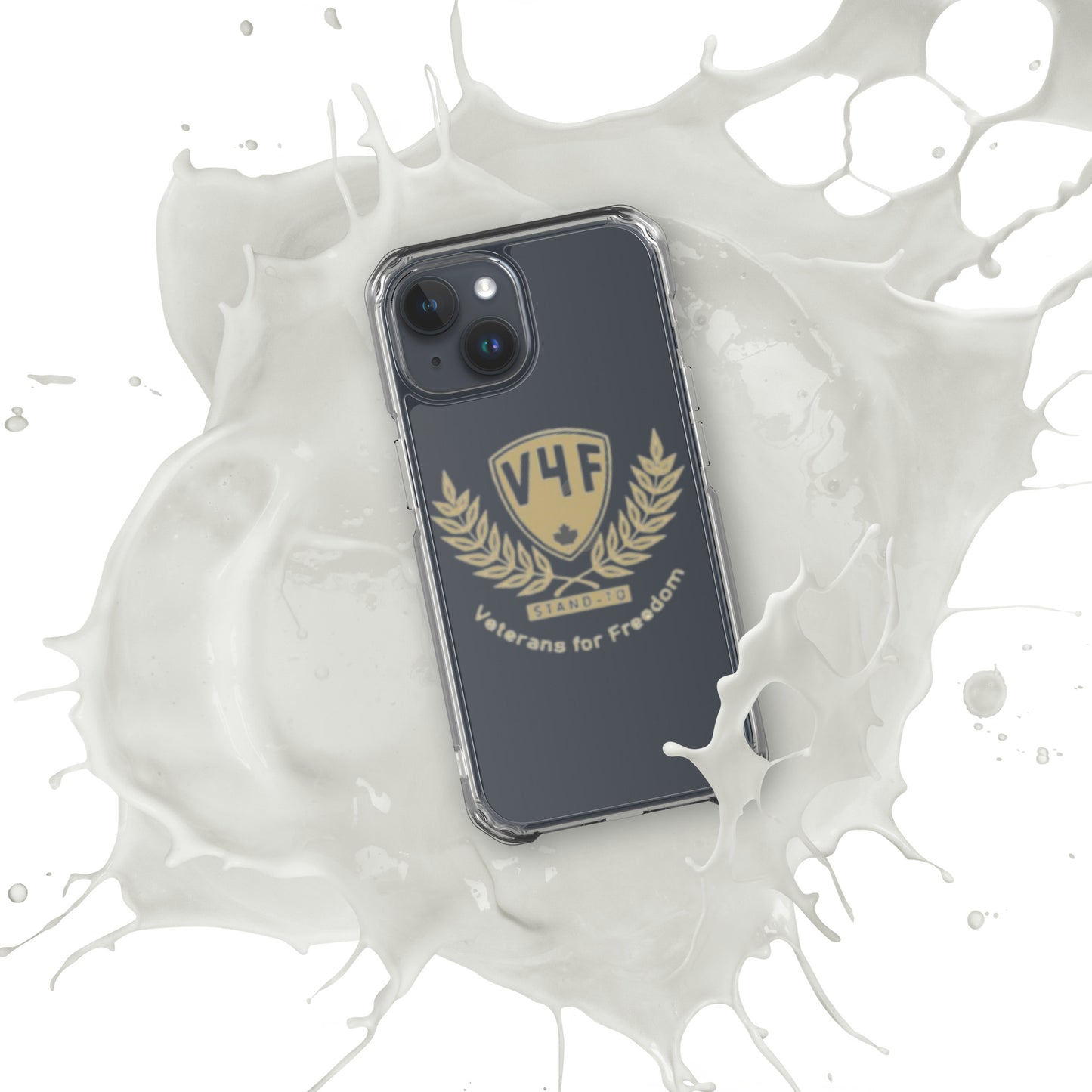 V4F Branded Clear Case for iPhone®