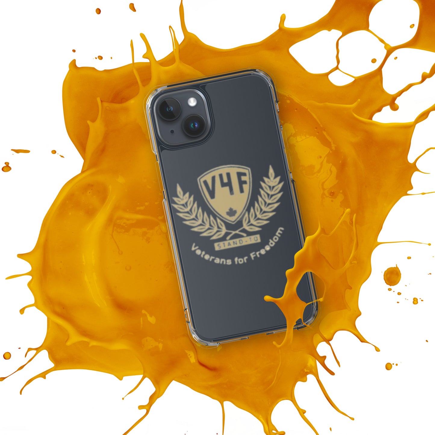 V4F Branded Clear Case for iPhone®