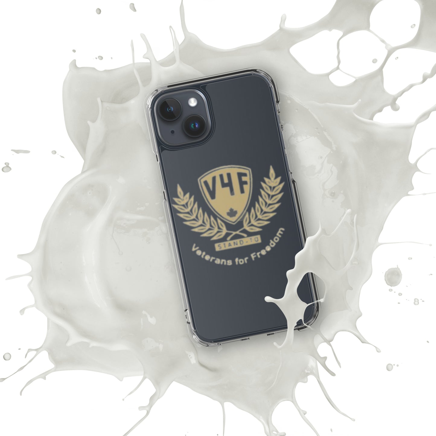 V4F Branded Clear Case for iPhone®