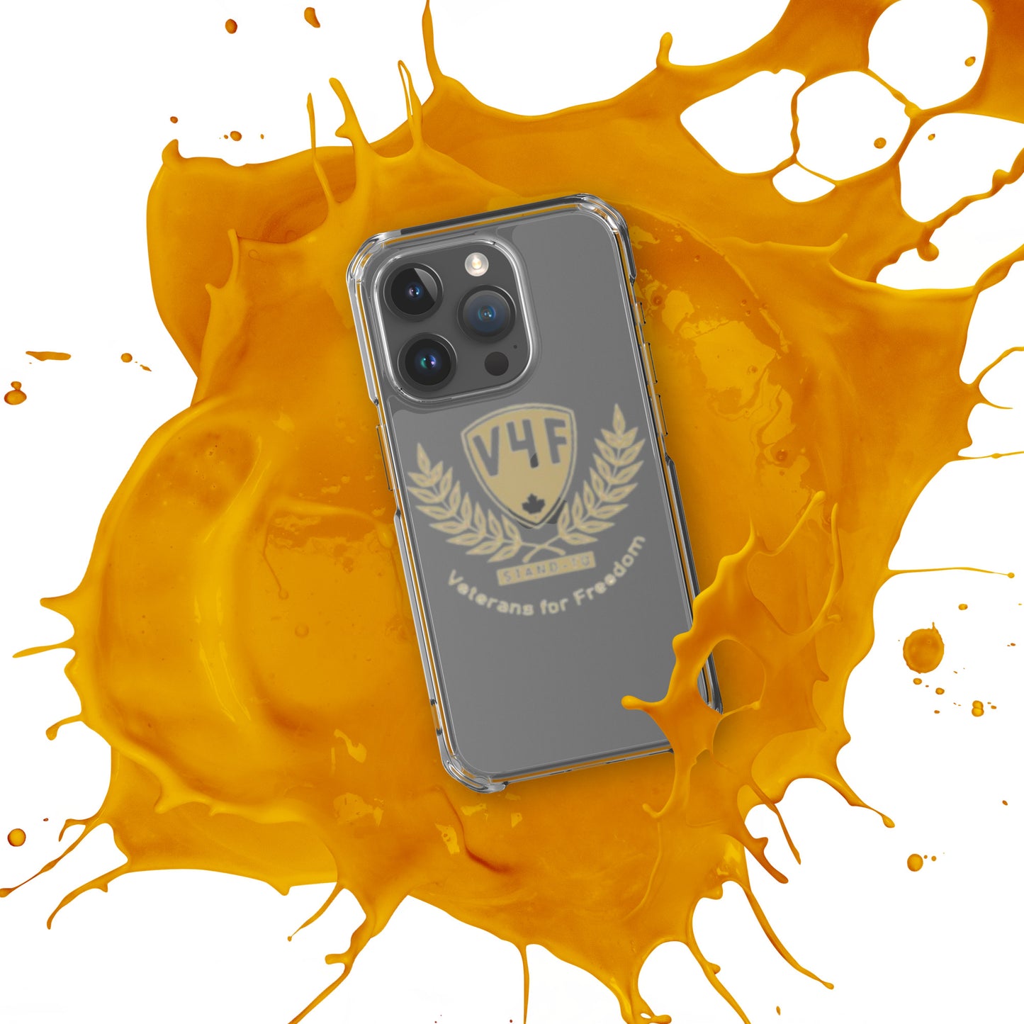 V4F Branded Clear Case for iPhone®