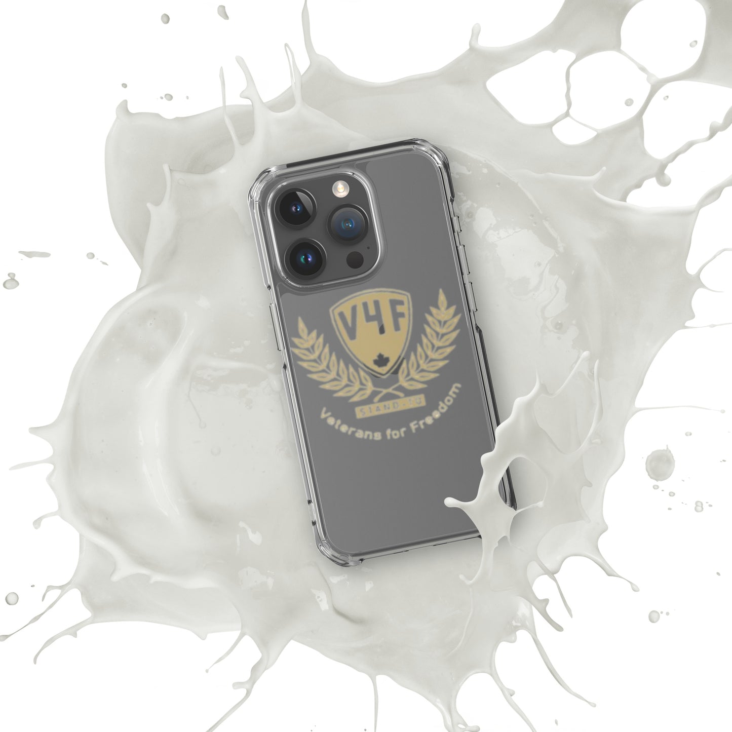 V4F Branded Clear Case for iPhone®