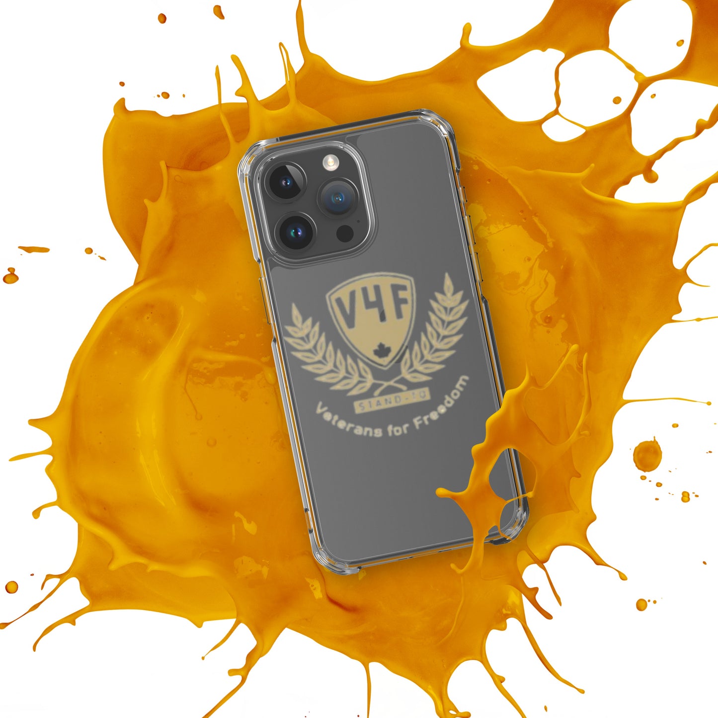 V4F Branded Clear Case for iPhone®