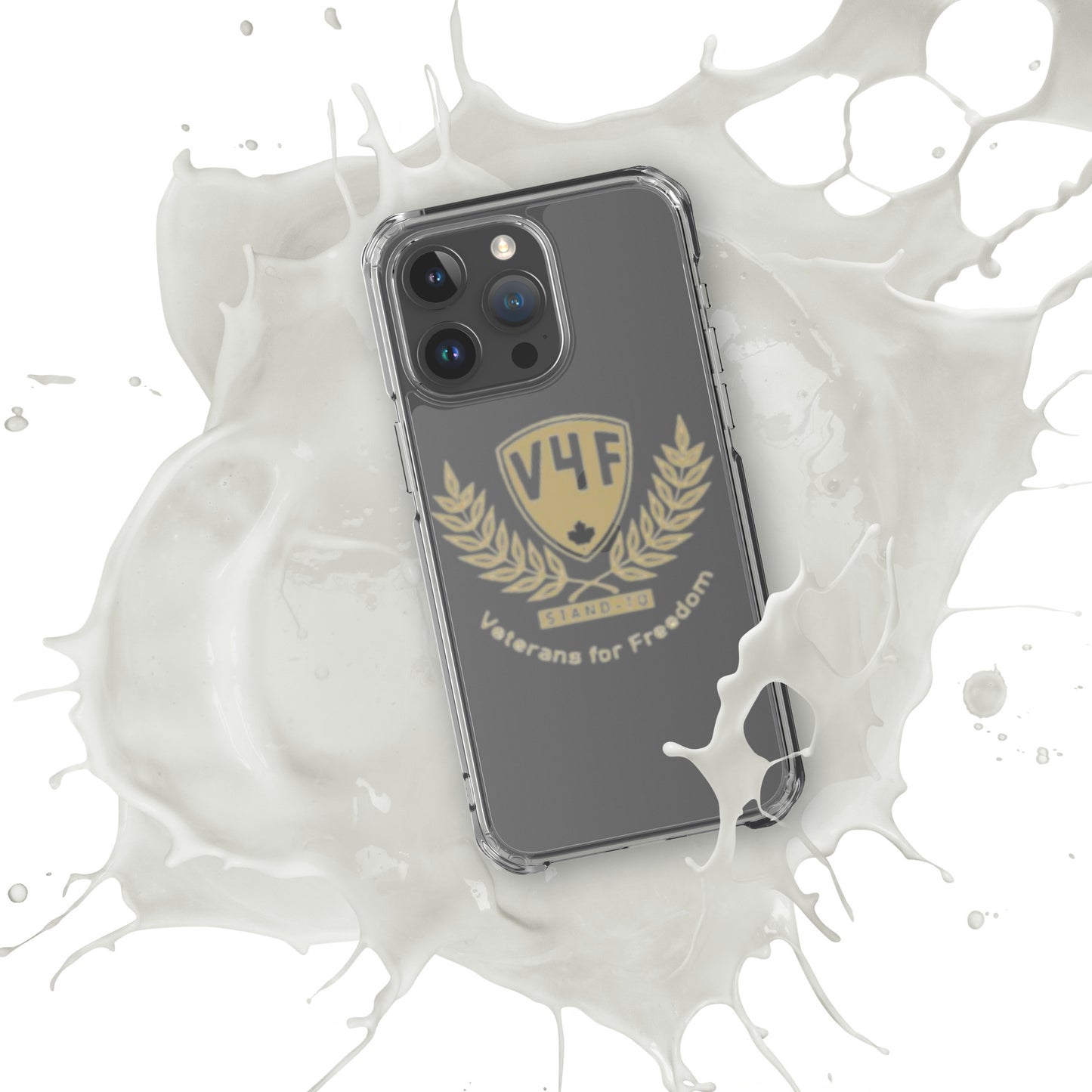 V4F Branded Clear Case for iPhone®