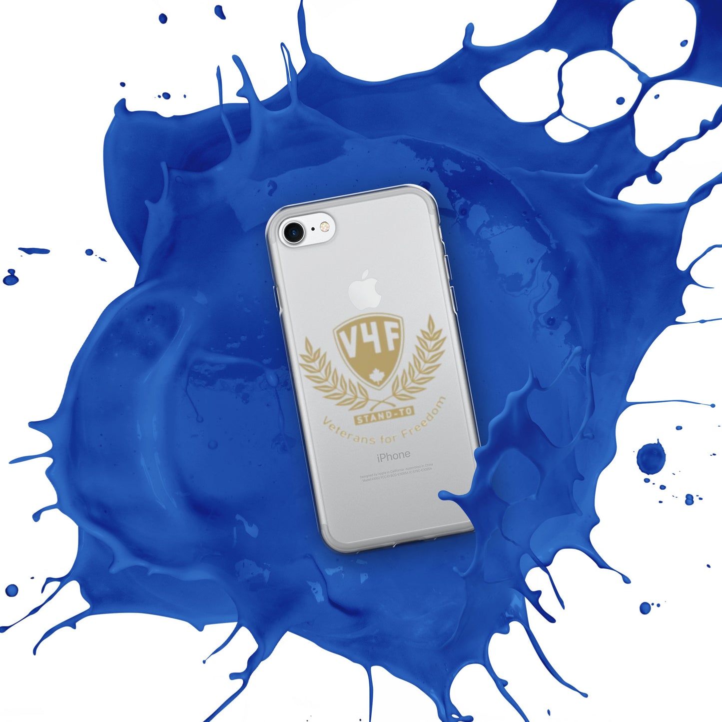 V4F Branded Clear Case for iPhone®