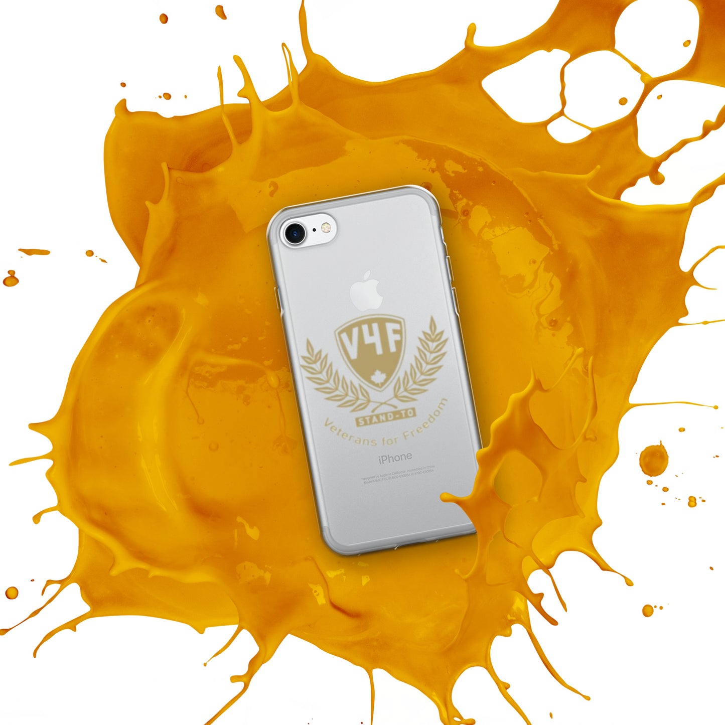 V4F Branded Clear Case for iPhone®