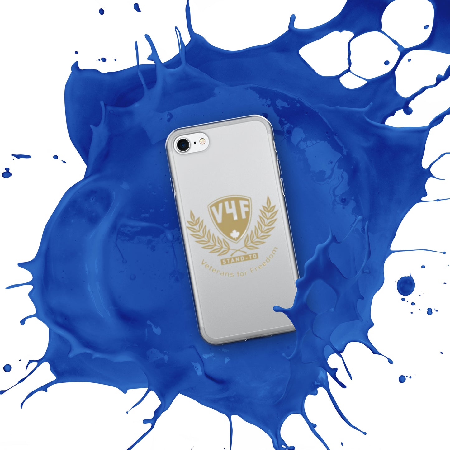 V4F Branded Clear Case for iPhone®
