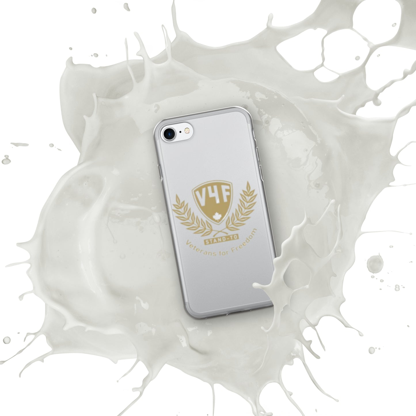 V4F Branded Clear Case for iPhone®