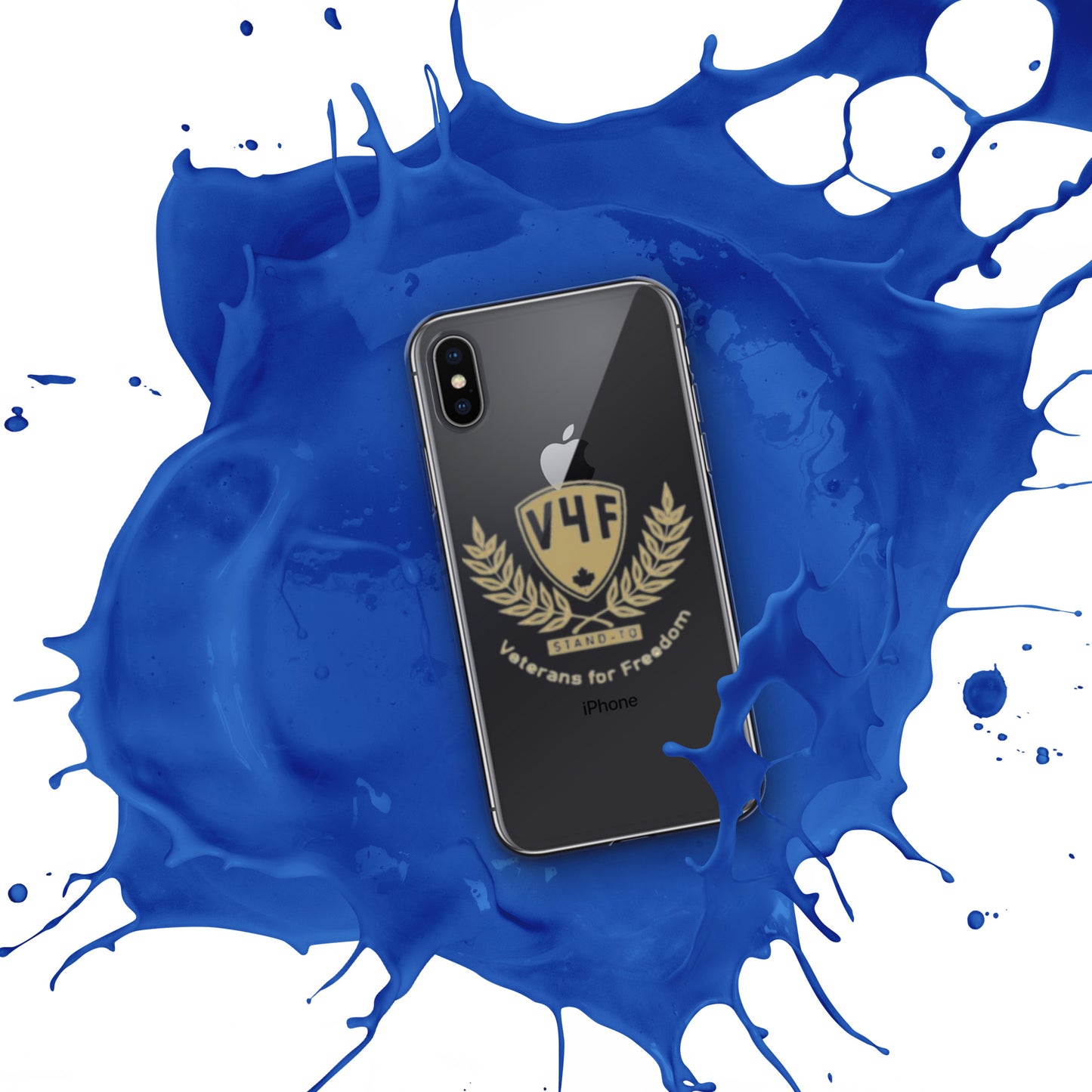 V4F Branded Clear Case for iPhone®