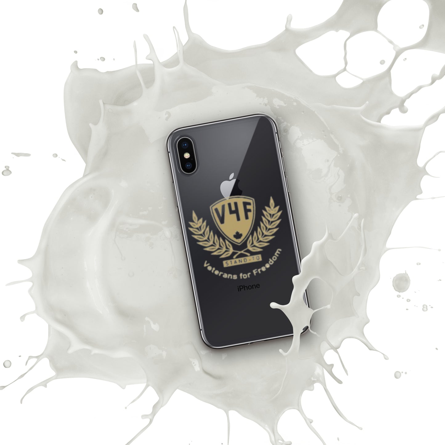 V4F Branded Clear Case for iPhone®
